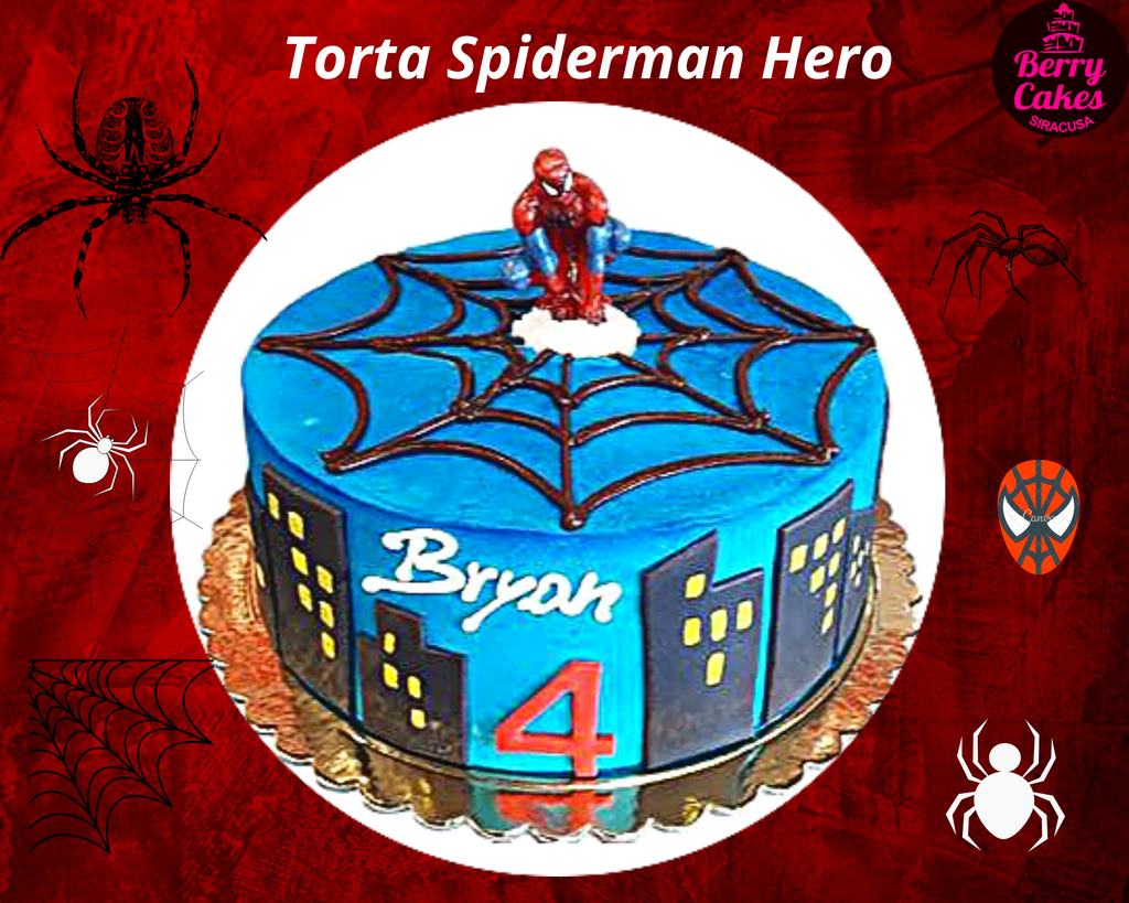 Torta Spiderman Hero da Berry Cakes. – Pasticceria Berry Cakes