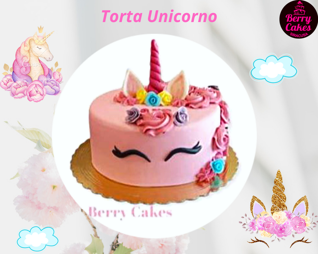 Kit Unicorno zucchero per torte compleanno bambini