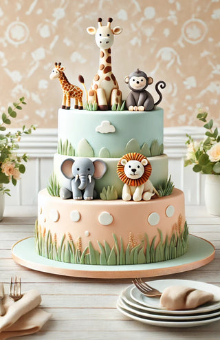 Torta animali savana