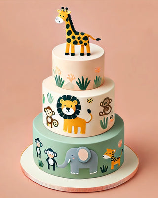 Torta animali savana