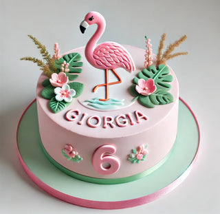 Torta Baby Flamingo